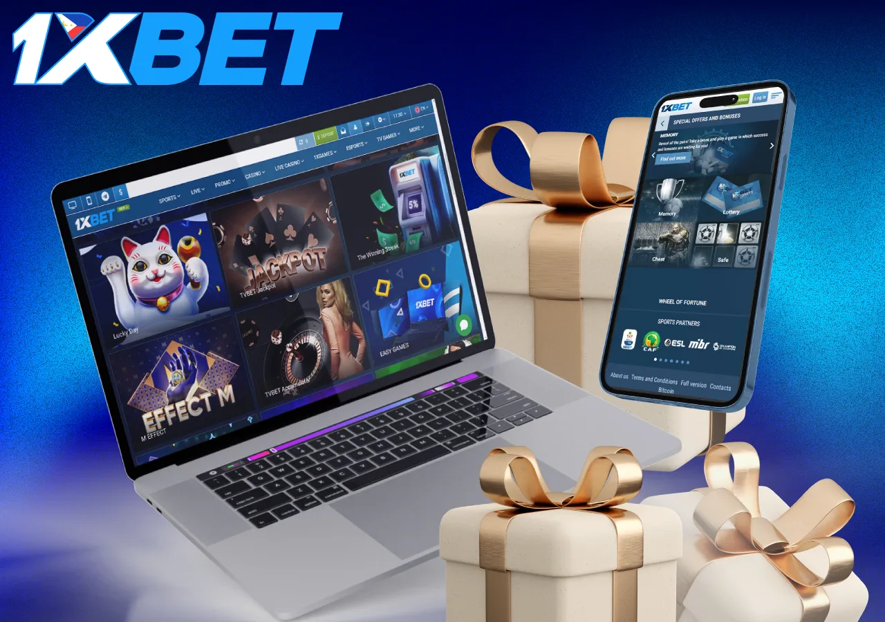 Casino and many games at the bookmaker 1XBet