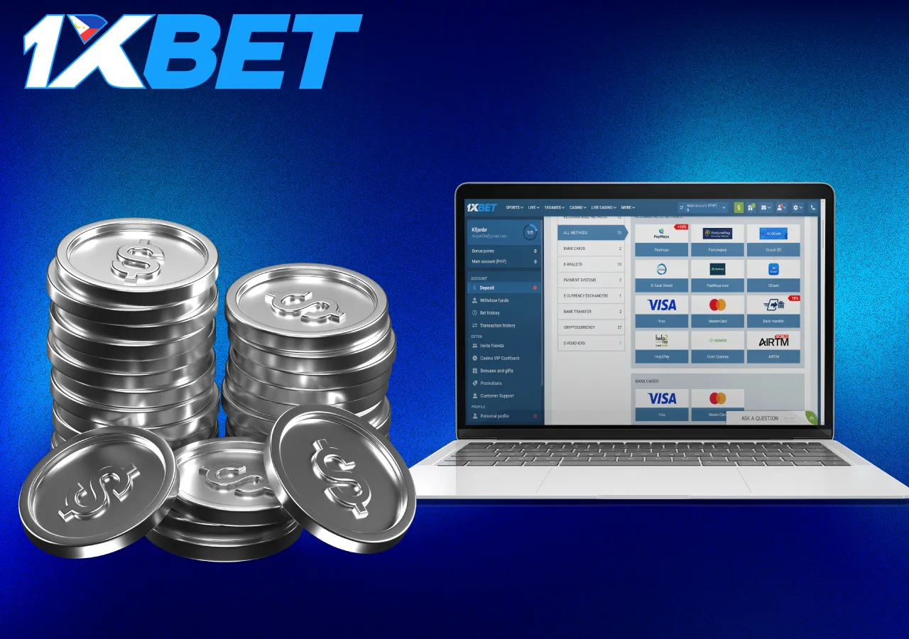 Payment methods in the bookmaker's office for the Philippines