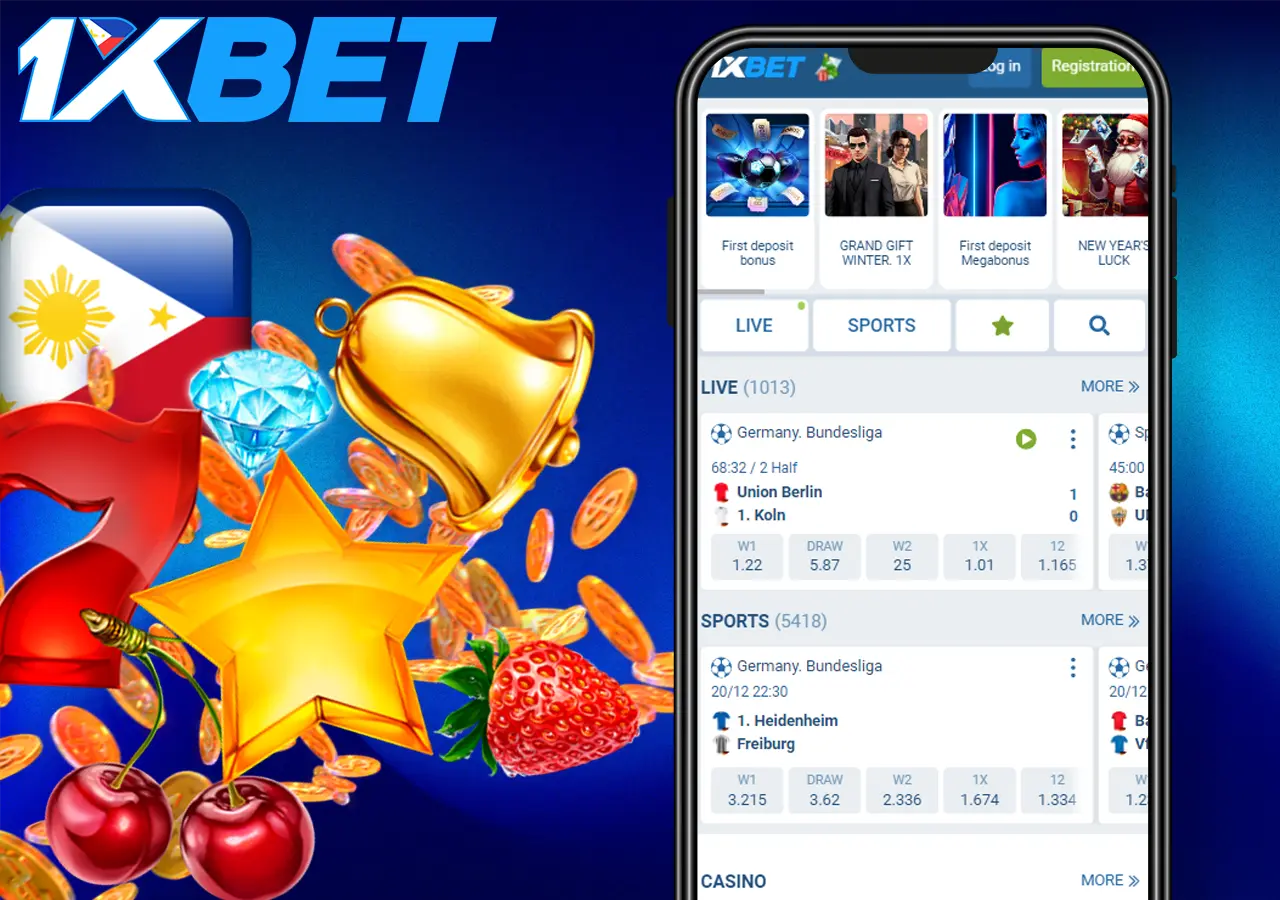 Betting and casino at 1xBet Philippines