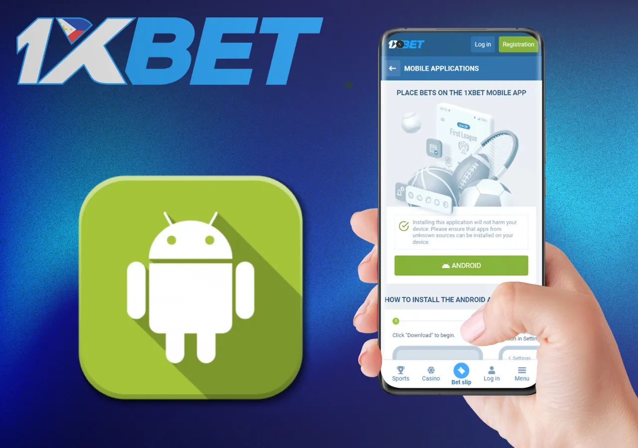 Mobile application for Android of bookmaker 1xBet