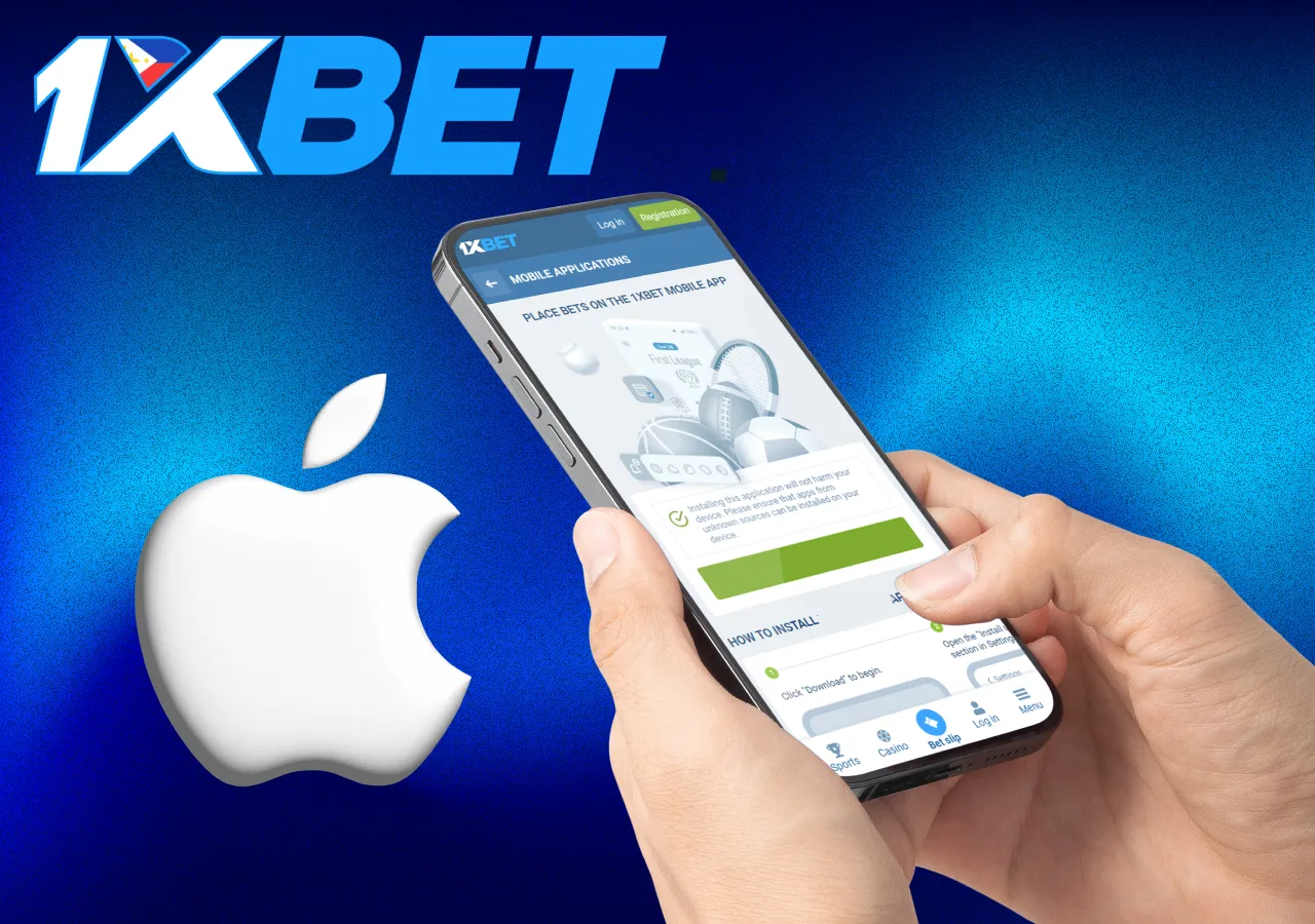 Bookmaker 1xBet mobile app for iOS
