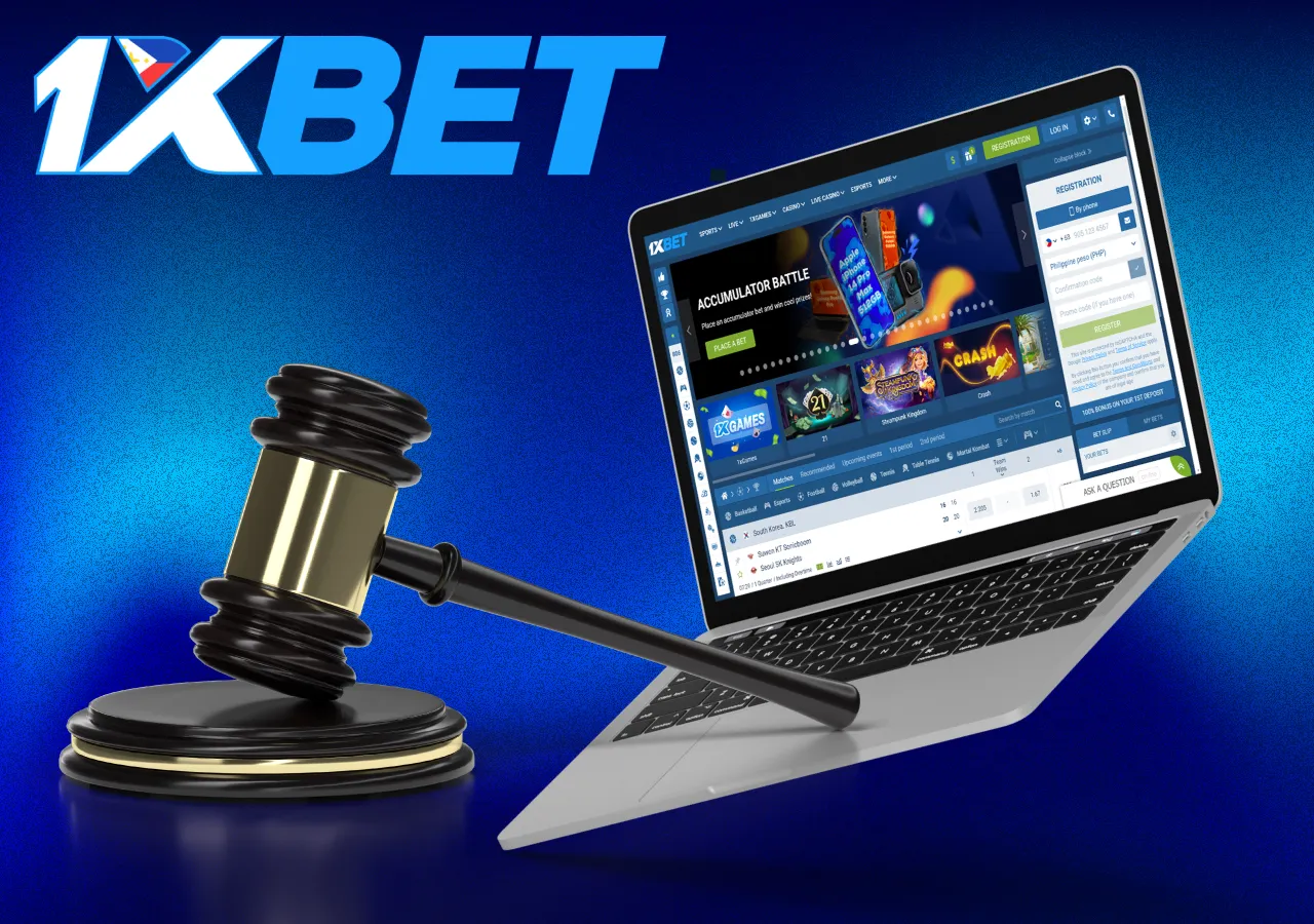 Legality of the bookmaker 1xBet